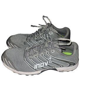 Inov-8 F-Lite G230 Grey and White Lightweight Athletic Running Sneakers 8 US
